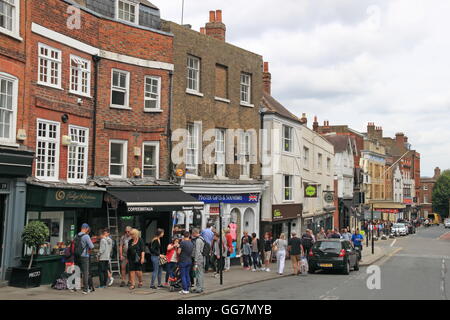 Thames Street, Windsor, Berkshire, Angleterre, Grande-Bretagne, Royaume-Uni, UK, Europe Banque D'Images