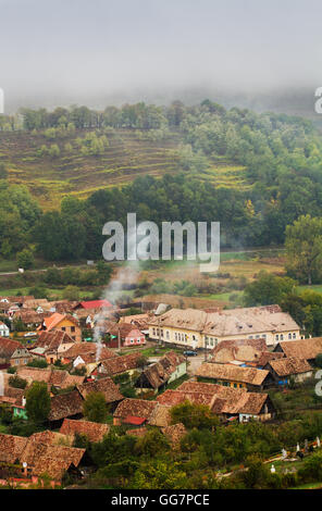 L'église fortifiée de Biertan - village en Transylvanie, Roumanie Banque D'Images