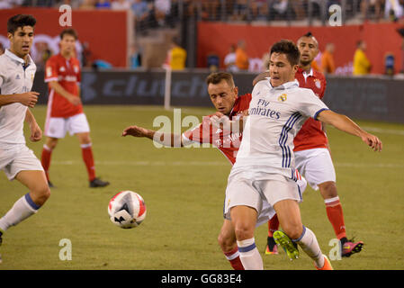 East Rutherford, United States. 06Th Aug 2016. L'équipe de football du Bayern de Munich et le Real Madrid a joué dans un match de Coupe des Champions internationaux à MetLife Stadium à East Rutherford, NEW JERSEY Real Madrid défait Bayern Munich 1-à-0 avec une deuxième demi-objectif. © Albin Lohr-Jones/Pacific Press/Alamy Live News Banque D'Images