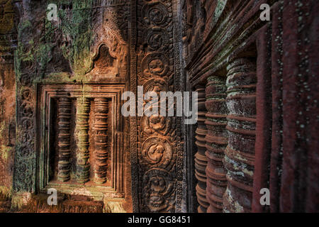 Sculpture sur le mur de l'APSARA d'Angkor Wat, CAMBODGE, Phnom Penh Banque D'Images