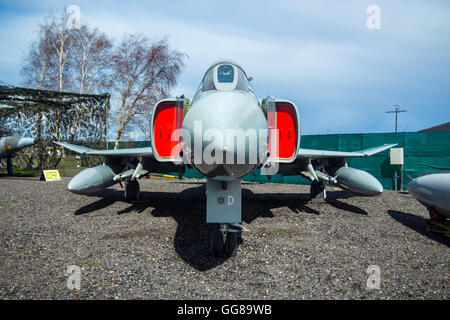 ROYAL AIR FORCE SEPECAT JAGUAR T4 JET Banque D'Images