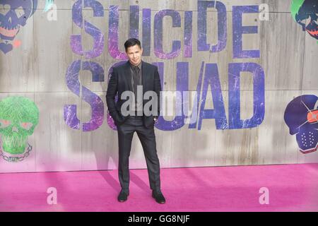 Londres, Royaume-Uni. 06Th Aug 2016. Londres, Royaume-Uni. 3 Août, 2016. Jay Hernandez assiste à la première du film kamikazes à Leicester Square à Londres. Dpa : Crédit photo alliance/Alamy Live News Banque D'Images