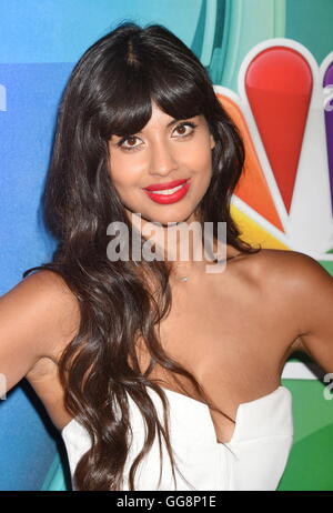 Beverly Hills, Californie. 2 Août, 2016. Los Angeles, CA - août 02 : L'actrice Jameela Jamil assiste à l'NBCUniversal Press Tour à l'hôtel Beverly Hilton le 2 août 2016 à Beverly Hills, Californie. | Verwendung weltweit © dpa/Alamy Live News Banque D'Images