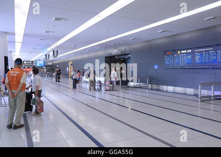 L'Aéroport International du Japon Central Centrair hall d'arrivée à Nagoya au Japon. Banque D'Images