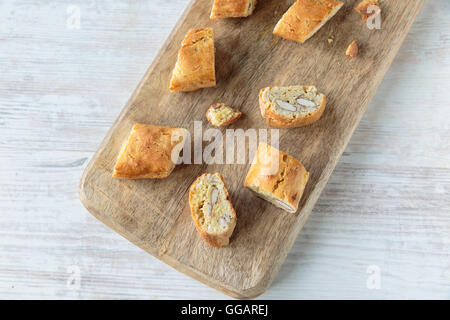 Cantucci, les cookies de typique toscane, italie Banque D'Images