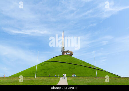 Minsk, Belarus - Juillet 17, 2016 : mémorial de la colline 'gloire' est un monument de la Grande guerre patriotique au Bélarus. Banque D'Images