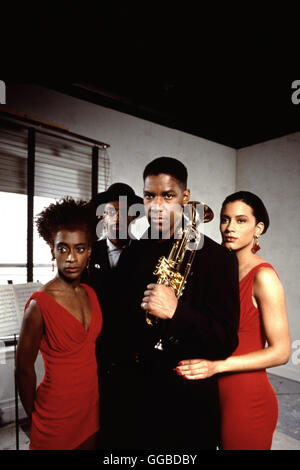 MO' MIEUX BLUES USA 1990 CYNDA WILLIAMS Spike Lee, Denzel Washington, Spike Lee, JOIE LEE Regie : Spike Lee Banque D'Images