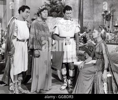 QUO VADIS ? Quo Vadis USA 1951 Mervyn LeRoy Pétrone (LEO GENN), Nero (Peter Ustinov), Marcus Vinicius (Robert Taylor), Lygia (DEBORAH KERR) Régie : Mervyn LeRoy aka. Quo Vadis Banque D'Images