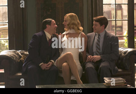 Les producteurs USA 2005 Susan Stroman Max Bialystock (Nathan Lane), Ulla (Uma Thurman), Leo Bloom (Matthew Broderick) Régie : Susan Stroman Banque D'Images