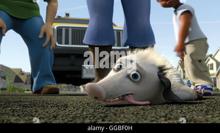 AB durch die HECKE / Over the Hedge USA 2006 / Tim Johnson, Kary KirACKtrick Ozzie l'Opossum Regie : Tim Johnson, Kary Kirkpatrick aka. Par-dessus la haie Banque D'Images