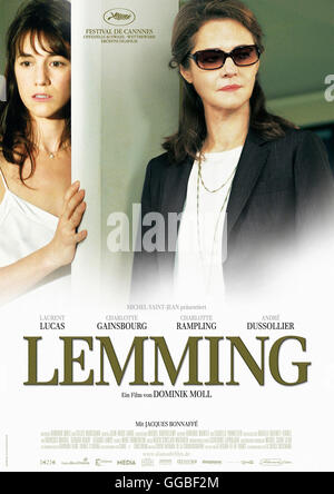 / Frankreich 2005 LEMMING Dominik Moll / Filmplakat Regie : Dominik Moll Banque D'Images