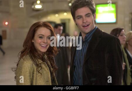 ZUM GLÜCK GEKÜSST / juste ma chance USA 2006 / Donald Petrie Jake (CHRIS PINE) et Ashley (LINDSAY LOHAN) Régie : Donald Petrie aka. Juste ma chance Banque D'Images