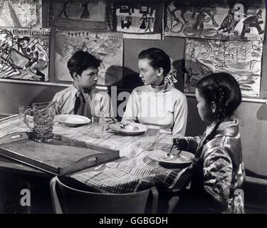 Contexte / UK / 1953 Daniel Birt Le Lomax Enfants : Adrian (JEREMY SPENSER), Jess (JANETTE SCOTT), Linda (MANDY MILLER) Régie : Daniel Birt Banque D'Images