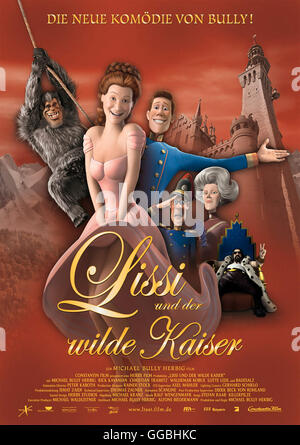 Lissi und der wilde Kaiser / Filmplakat régie : Michael Bully Herbig aka. Lissi und der wilde Kaiser Banque D'Images