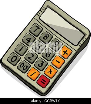Icône vecteur calculatrice. Vector illustration isolé sur fond blanc Illustration de Vecteur