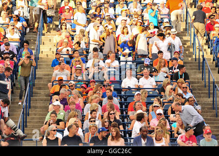 Toute une foule à la Coupe Rogers 2016 Men's Open canadien à Toronto. Banque D'Images