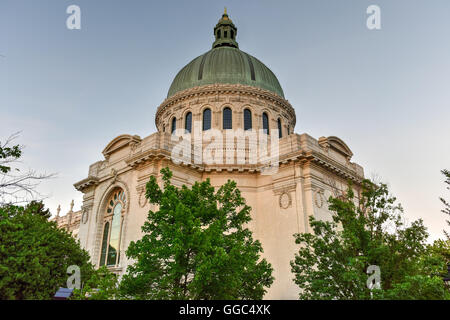 United States Naval Academy Chapelle à Annapolis (Maryland). Banque D'Images