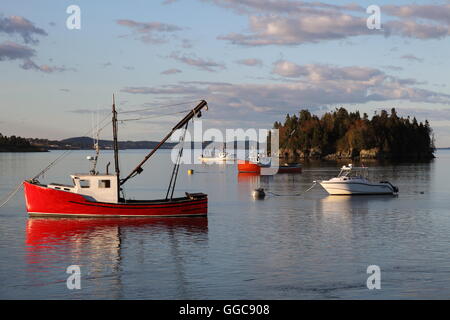 Géographie / voyages, USA, Maine, Lubec, bateau de pêche en Additional-Rights Clearance-Info-Lubec,-Not-Available Banque D'Images