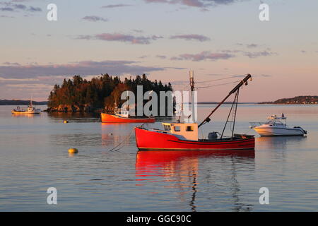 Géographie / voyages, USA, Maine, Lubec, bateau de pêche en Additional-Rights Clearance-Info-Lubec,-Not-Available Banque D'Images