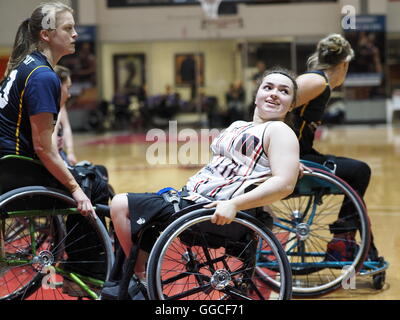 Ligue nationale de basket-ball en fauteuil roulant Femmes 2016 Banque D'Images