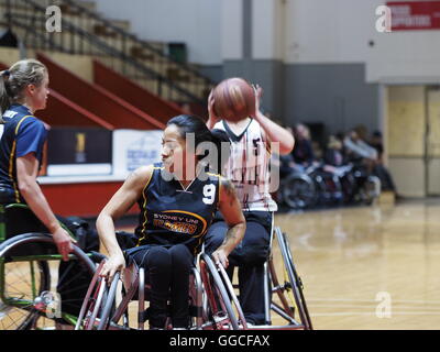 Ligue nationale de basket-ball en fauteuil roulant Femmes 2016 Banque D'Images