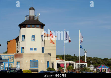 Maître de port, Port-Bourgenay Talmont-Saint-Hilaire, Vendée, Pays de Loire, France Banque D'Images