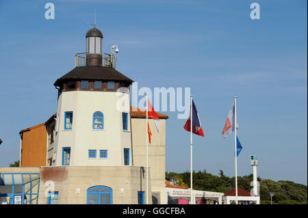 Maître de port, Port-Bourgenay Talmont-Saint-Hilaire, Vendée, Pays de Loire, France Banque D'Images