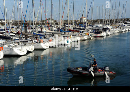 Port-Bourgenay port, Talmont-Saint-Hilaire, Vendée, Pays de Loire, France Banque D'Images