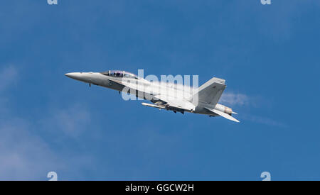 F/A 18 Super Hornet US Navy 168930 au Royal International Air Tattoo 2016 Banque D'Images