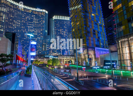 Le centre-ville de Las Vegas Banque D'Images