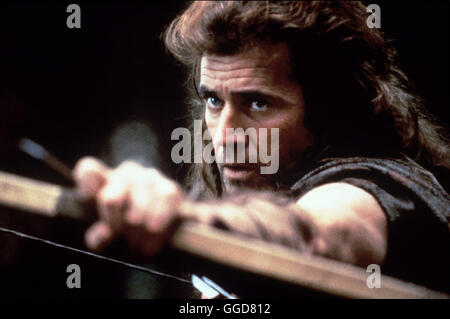 BRAVEHEART Braveheart / USA 1995 / Mel Gibson Schottland im späten 13 Jahrhundert : William Wallace (MEL GIBSON) sagt der Britischen Krone den Kampf un. Regie : Mel Gibson aka. Braveheart Banque D'Images