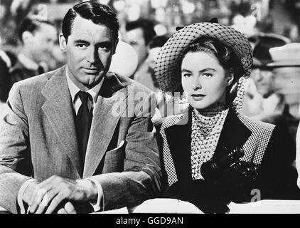 BERüCHTIGT / célèbre USA 1946 / Alfred Hitcock Bild : Cary Grant (Devlin), Ingrid Bergman (Alicia Huberman) Régie : Alfred Hitcock aka. Notorious Banque D'Images