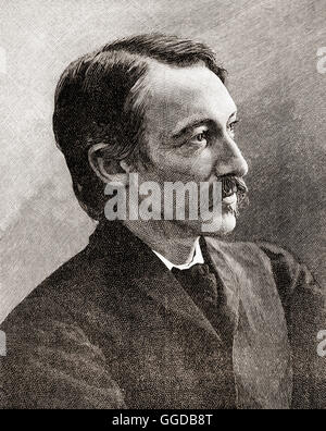 Robert Louis Balfour Stevenson, 1850 - 1894. Le romancier écossais, poète, essayiste et écrivain voyageur. Banque D'Images