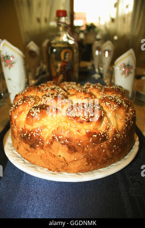 Gâteau de Noël Banque D'Images