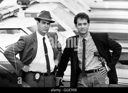 BULLEN SCHLAPPE BEIßEN nicht / USA Dragnet 1987 / Tom Mankiewicz Voir Dan AYKROYD mit Joe (vendredi) et Tom Hanks (Pep Streebek). Regie : Tom Mankiewicz aka. Rets Banque D'Images