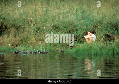 AMY UND DIE WILDGÄNSE / Fly Away Home USA 1996 / Carroll Ballard Bild : Amy (Anna Paquin) und die Wildgänse. Regie : Carroll Ballard aka. Fly Away Home Banque D'Images