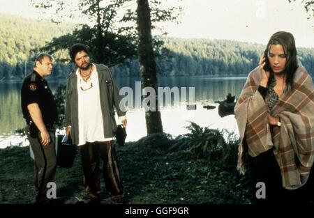 LAKE PLACID - DER WIEDEN 433 Aus der Tiefe / Lake Placid USA 1999 / Steve Miner Brendan Gleeson (Sheriff Hank), OLIVER PLATT (Hector Cyr), Bridget Fonda (Kelly Scott) dans "Lake Placid", 1999./ Regie : Steve Miner aka. Lake Placid Banque D'Images