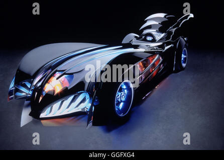 BATMAN ET ROBIN / Batman & Robin USA 1997 / Joel Schumacher BATMOBILE Regie : Joel Schumacher aka. Batman & Robin Banque D'Images