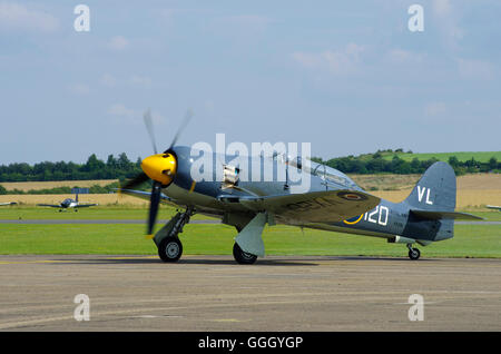 Hawker Sea Fury T Mk20, VX281 G-RNHF, Banque D'Images