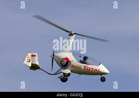 Calidus G-ULUL, Autogyro s'affichant à Old Warden Banque D'Images