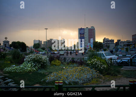 La place de l'Imam Khomeiny à Téhéran, Iran. © Jordi Boixareu Banque D'Images