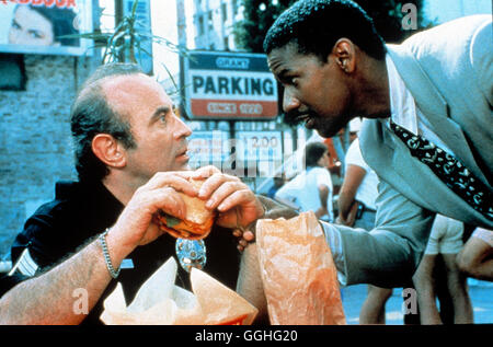 DER CHAOTEN-COP / Condition cardiaque USA 1989 / James D. Parriott Jack Mooney (BOB HOSKINS), Stone (Denzel Washington) Régie : James D. Parriott aka. Maladie du coeur Banque D'Images