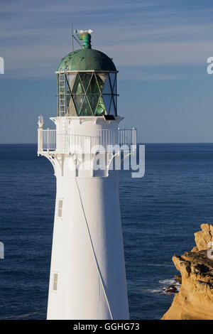 Château Point Lighthouse, Wellington, Île du Nord, Nouvelle-Zélande Banque D'Images