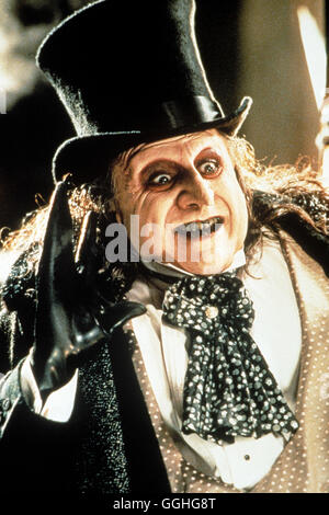 Retour sur l'BATMANS / Batman USA 1992 / Tim Burton DANNY DE VITO Regie : Tim Burton aka. Batman Banque D'Images