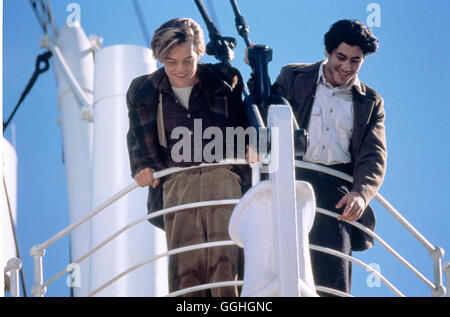 TITANIC Titanic / USA 1997 / James Cameron Voir mit Leonardo Di Caprio (Jack) und DANNY NUCCI (Fabrizio). Regie : James Cameron aka. Titanic Banque D'Images