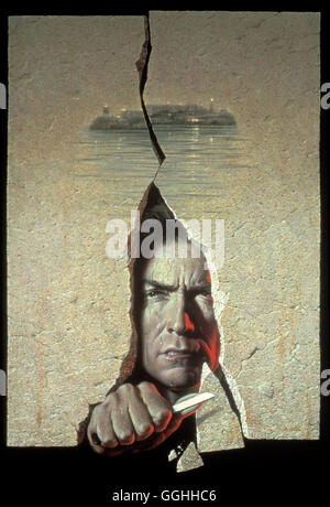 DIE FLUCHT VON Escape d'Alcatraz ALCATRAZ / USA 1979 / Don Siegel Voir mit CLINT EASTWOOD (Frank Lee Morris). Regie : Don Siegel aka. S'échapper d'Alcatraz Banque D'Images