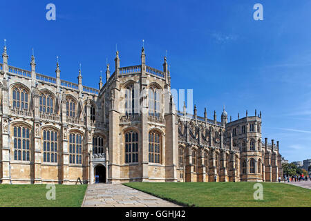 La chapelle St. George, Ward, le château de Windsor, Windsor, London, Angleterre, Royaume-Uni Banque D'Images