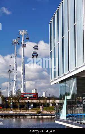 Emirates Air Line, London, England, United Kingdom Banque D'Images