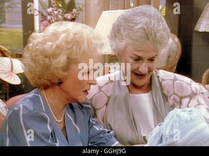 GOLDEN GIRLS / Rose (BETTY WHITE), Dorothy (BEA ARTHUR) Banque D'Images