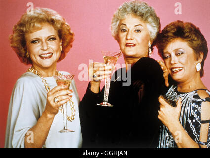 GOLDEN GIRLS / Rose (BETTY WHITE), Dorothy (BEA ARTHUR), Blanche (RUE McCLANAHAN) Banque D'Images